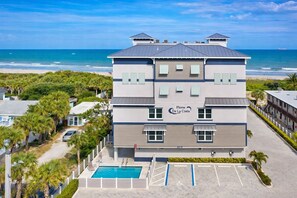 Exterior - Peaceful Gated Beachfront 2-Bedroom Condo with Heated Pool by Historic Pier (Cocoa Beach)