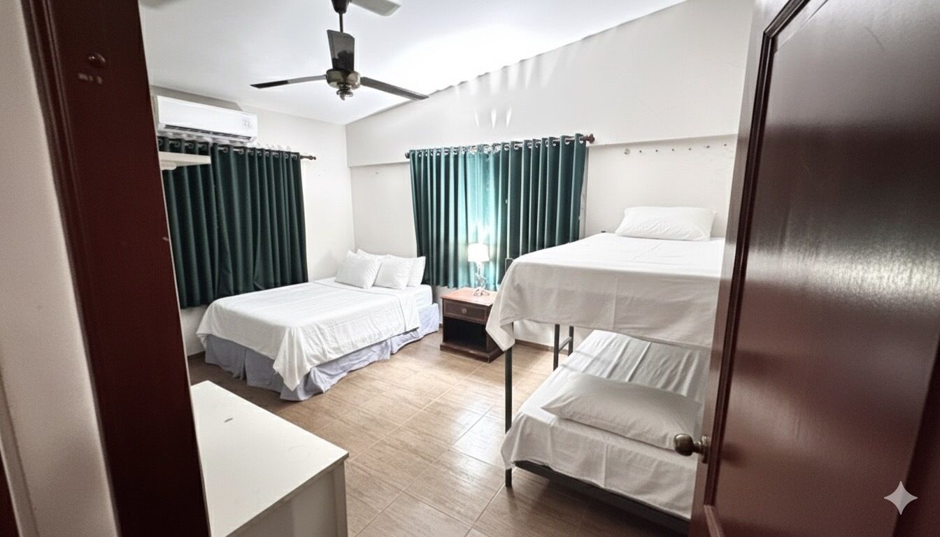 5 bedrooms, iron/ironing board, free WiFi, bed sheets