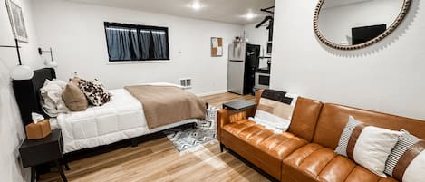 1 makuuhuone, vuodevaatteet