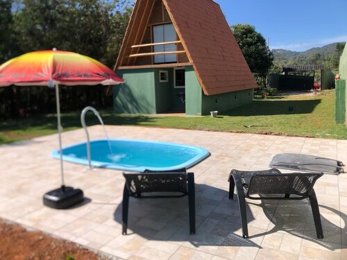 Romantic Chalet Dengo with Pool!