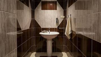 Towels, soap, toilet paper