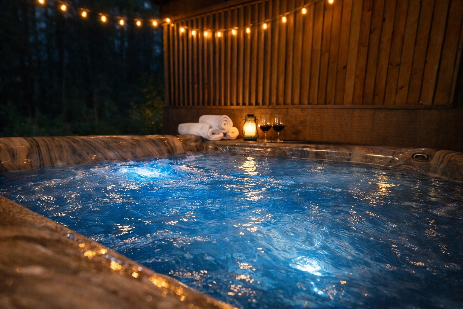 Baignoire à remous extérieure