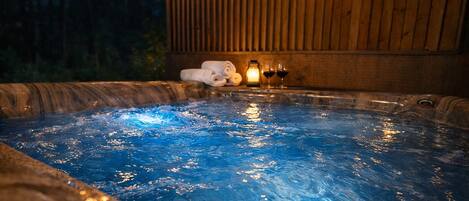 Baignoire à remous extérieure