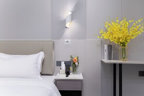 Superior-Doppelzimmer, Stadtblick | Laptopgeeigneter Arbeitsplatz, kostenloses WLAN