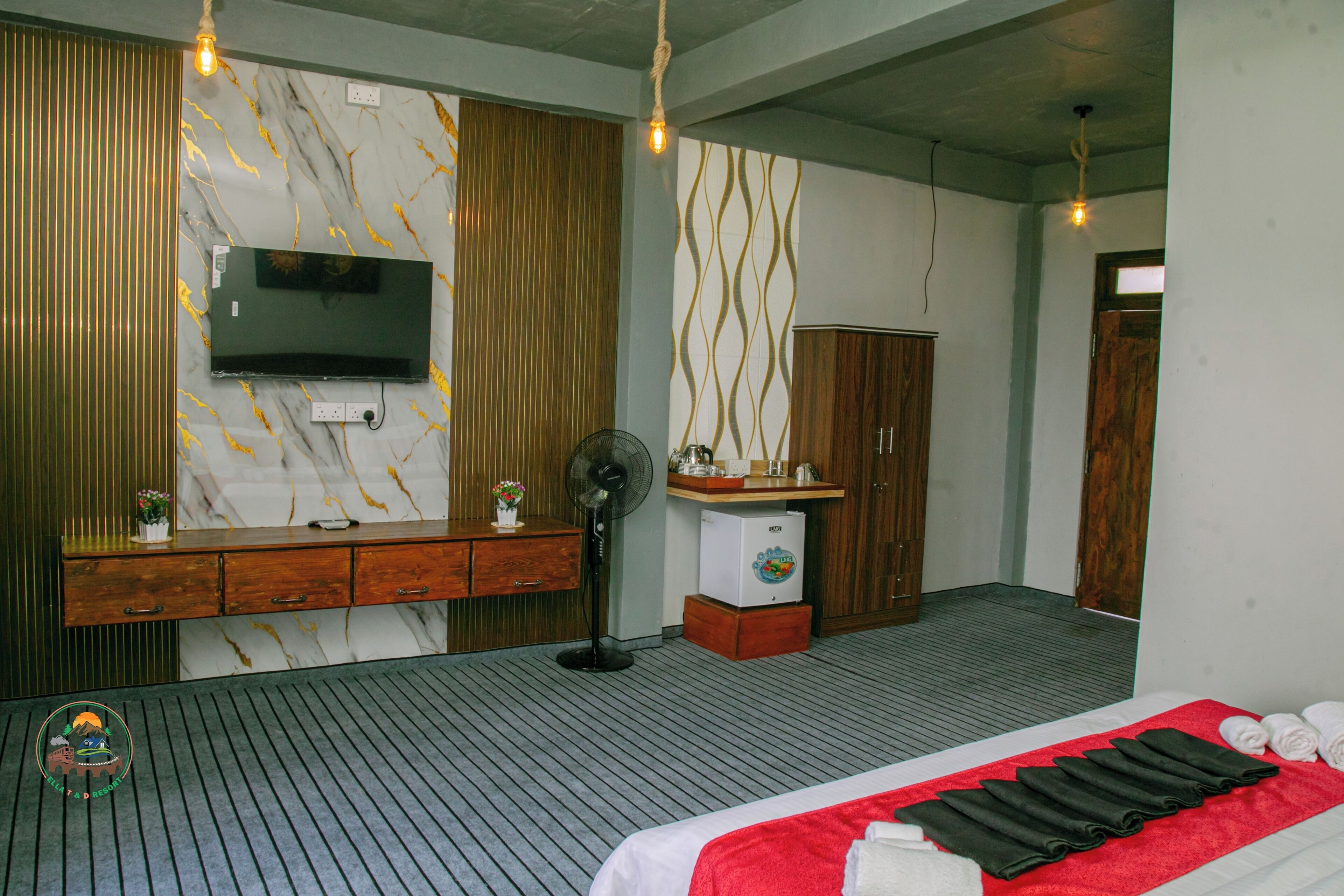 In-room safe, desk, laptop workspace, blackout curtains