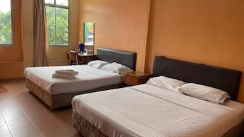 Free WiFi, bed sheets