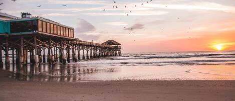 Take a sunrise walk on Cocoa Beach Pier