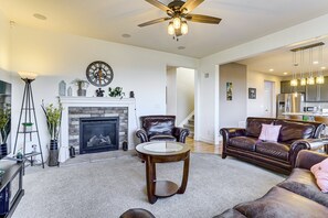 Televisor i llar de foc 