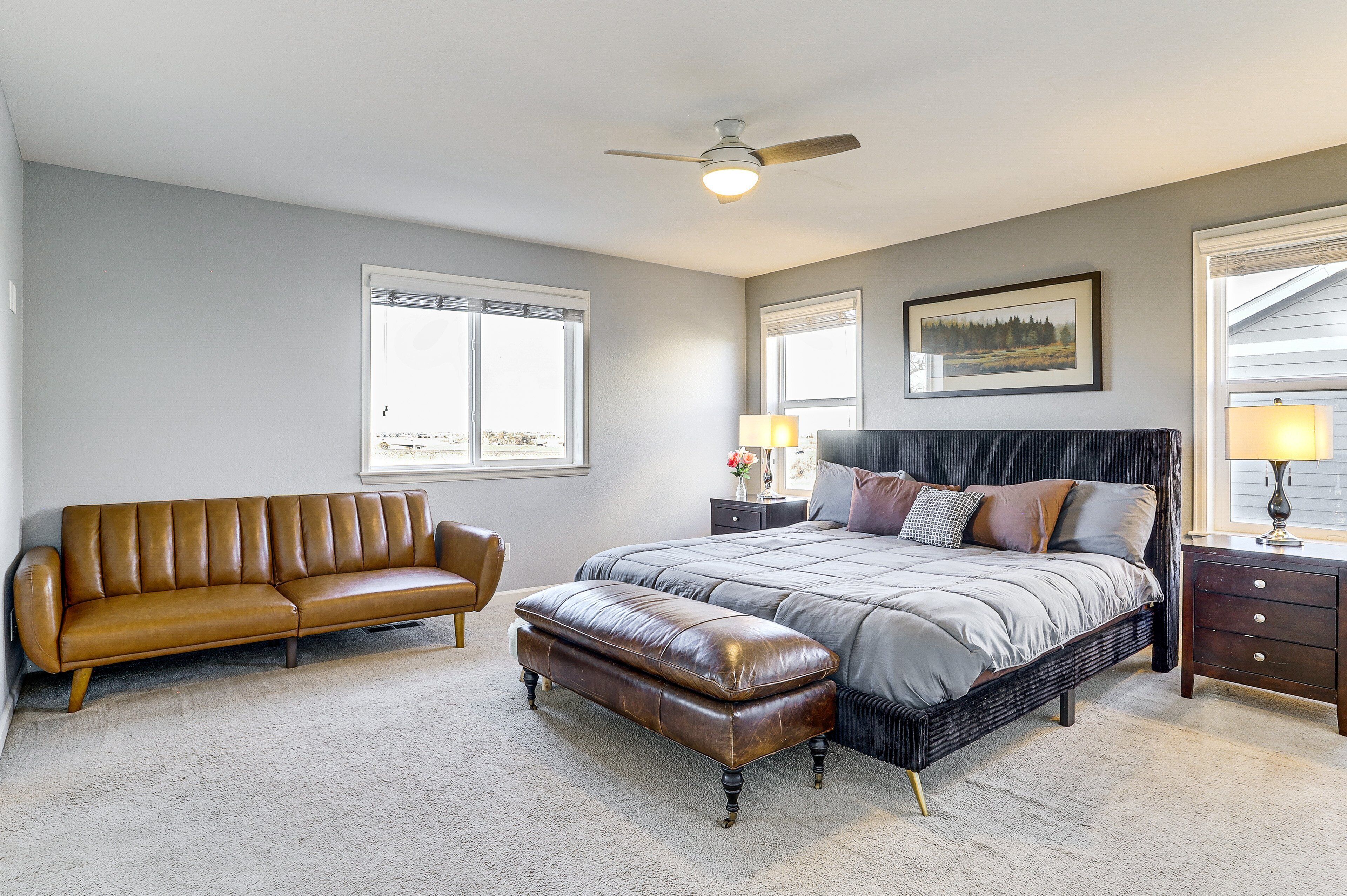 4 soverom, strykejern/-brett, wi-fi og sengetøy