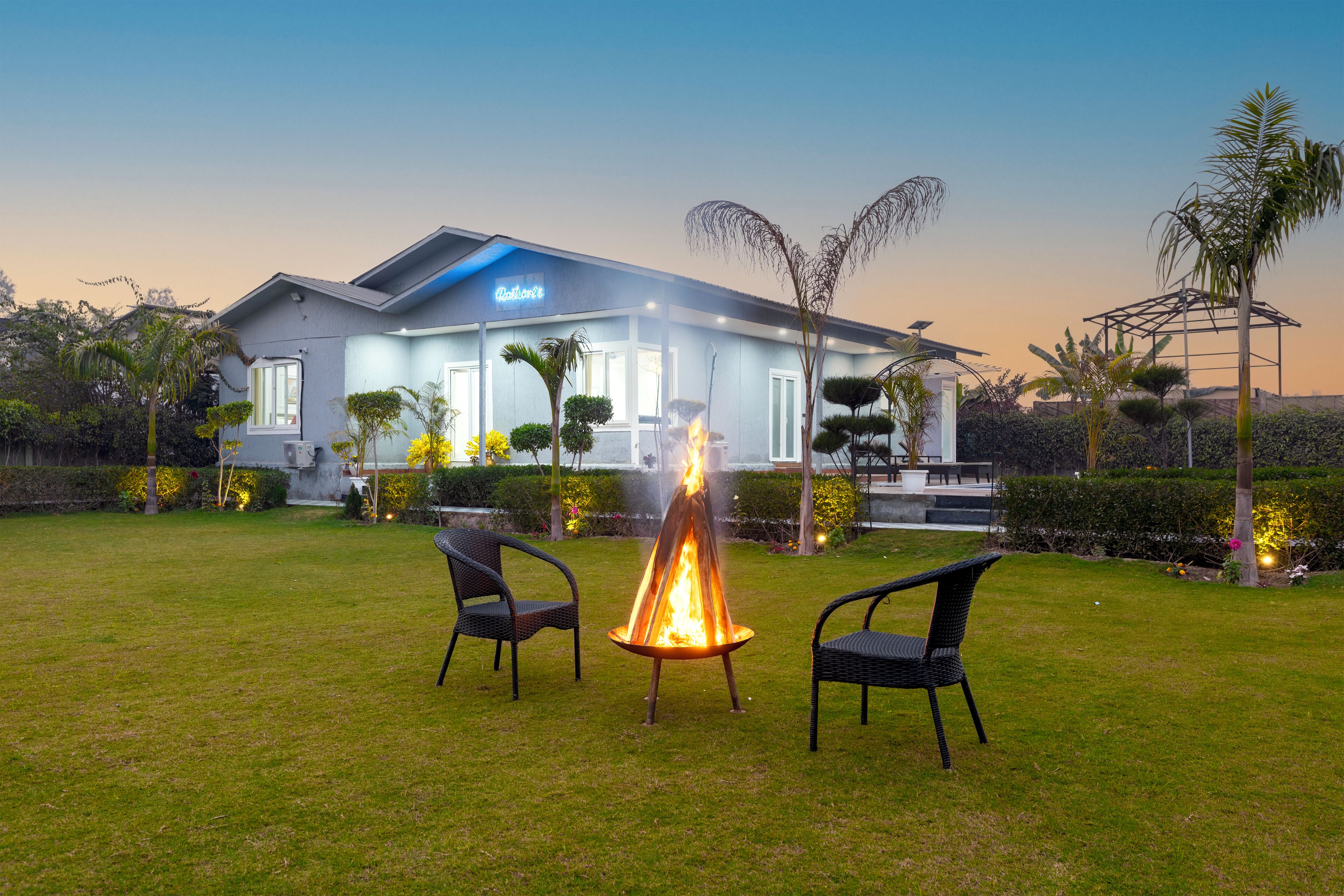 Deluxe villa | Terrein van de accommodatie