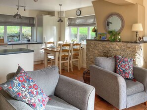 TV, fireplace - 2 bedroom accommodation in Bridport (West Bexington, near Lyme Regis)