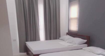 Beautiful 2-bedroom apartment with AC, beach front and huge parking lot