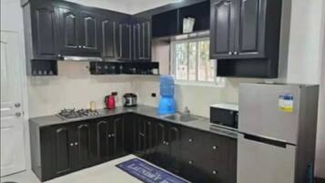 Microwave, stovetop, dishwasher