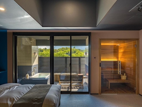 Deluxe-Zweibettzimmer, Balkon, Bergblick