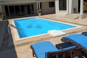 Pool - Afrikan Spirit – Mango Room: A Tranquil Tropical Escape by the Sea (Prampram)