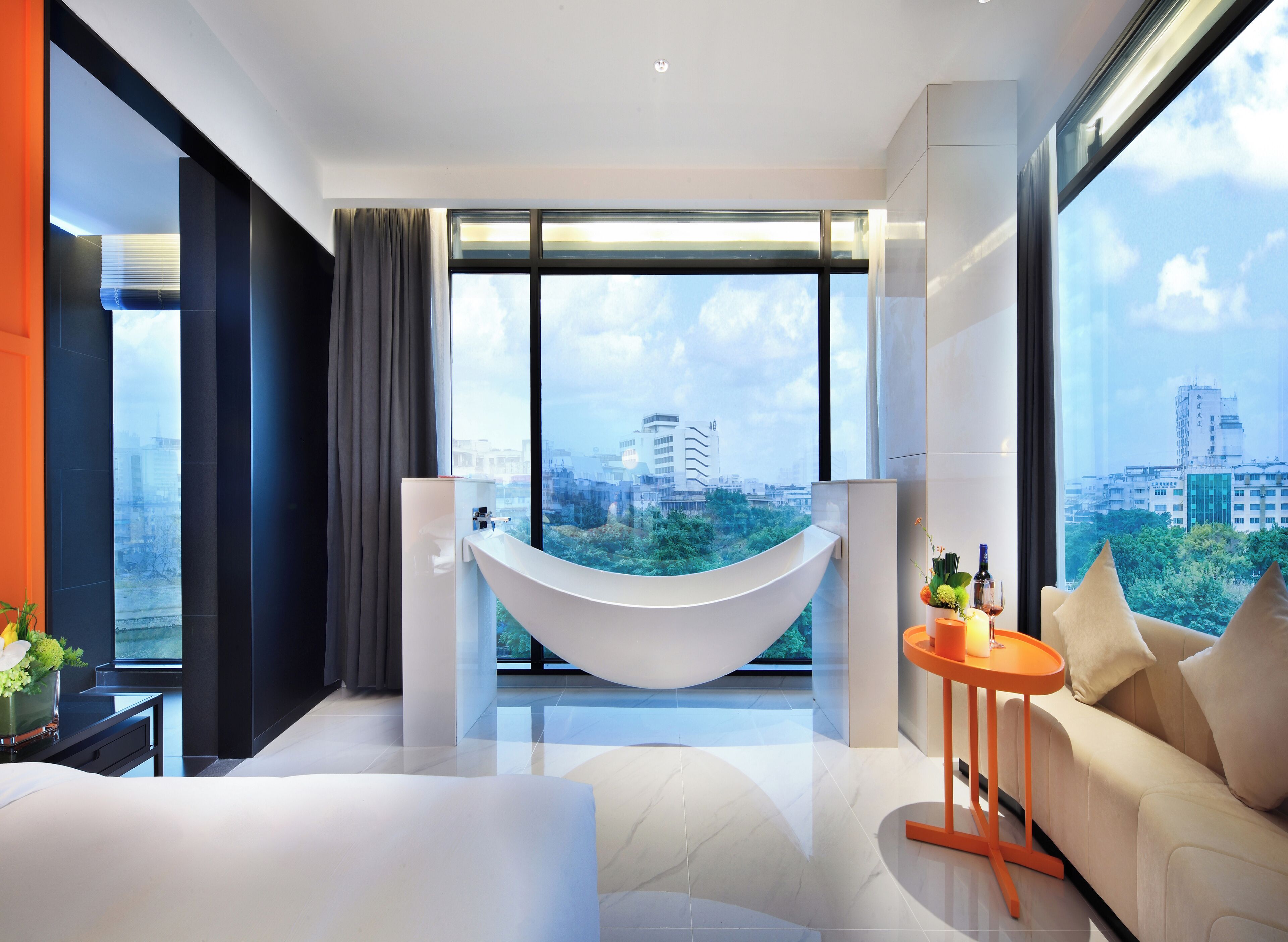 Romantic Double Room, River View | Blackout drapes, iron/ironing board, free WiFi