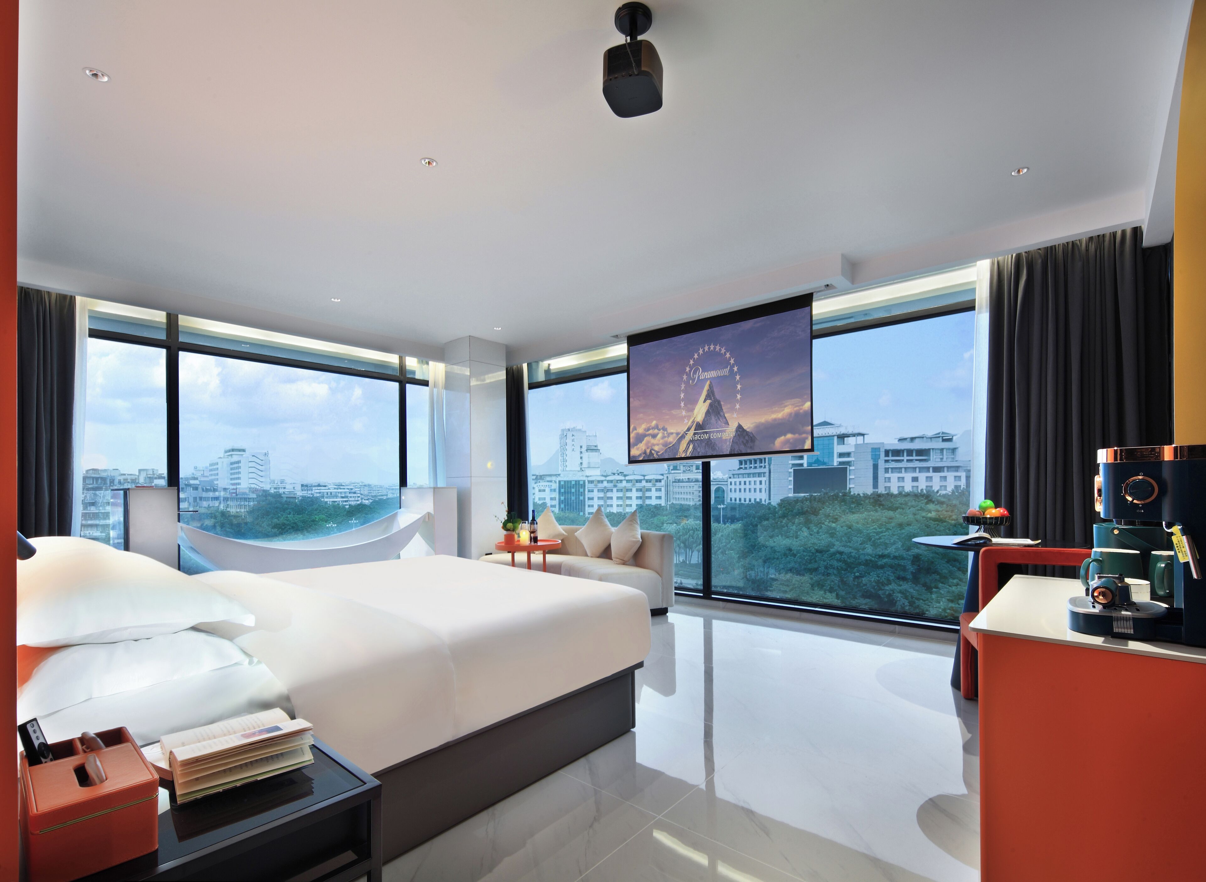 浪漫雙人房, 河景 | 遮光窗簾/窗簾、熨斗/熨衫板、免費 Wi-Fi