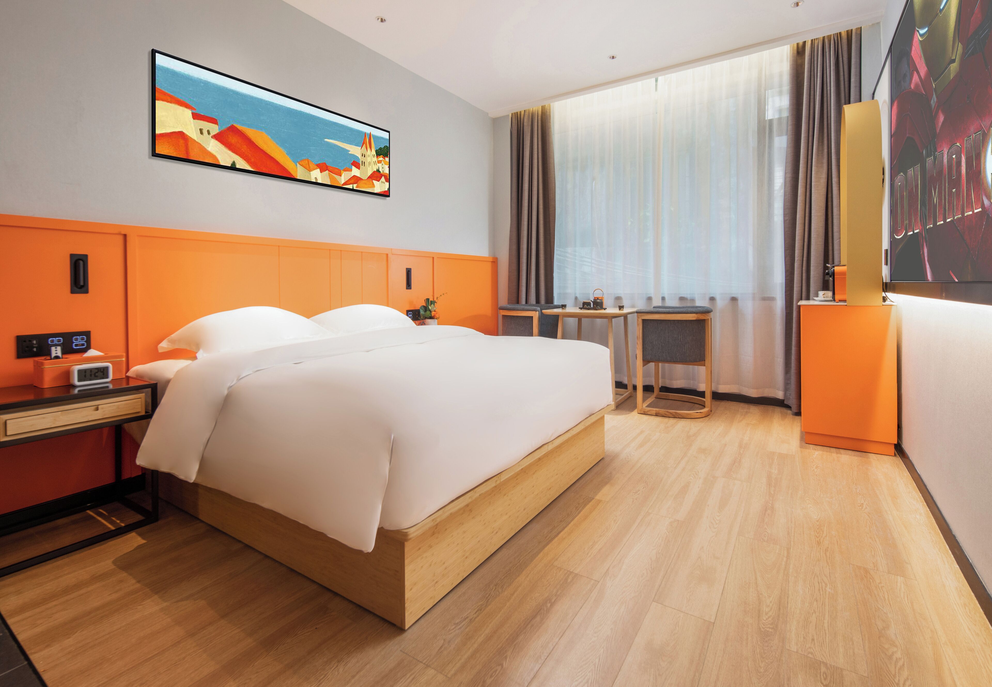 標準雙人房, 城市景 | 遮光窗簾/窗簾、熨斗/熨衫板、免費 Wi-Fi