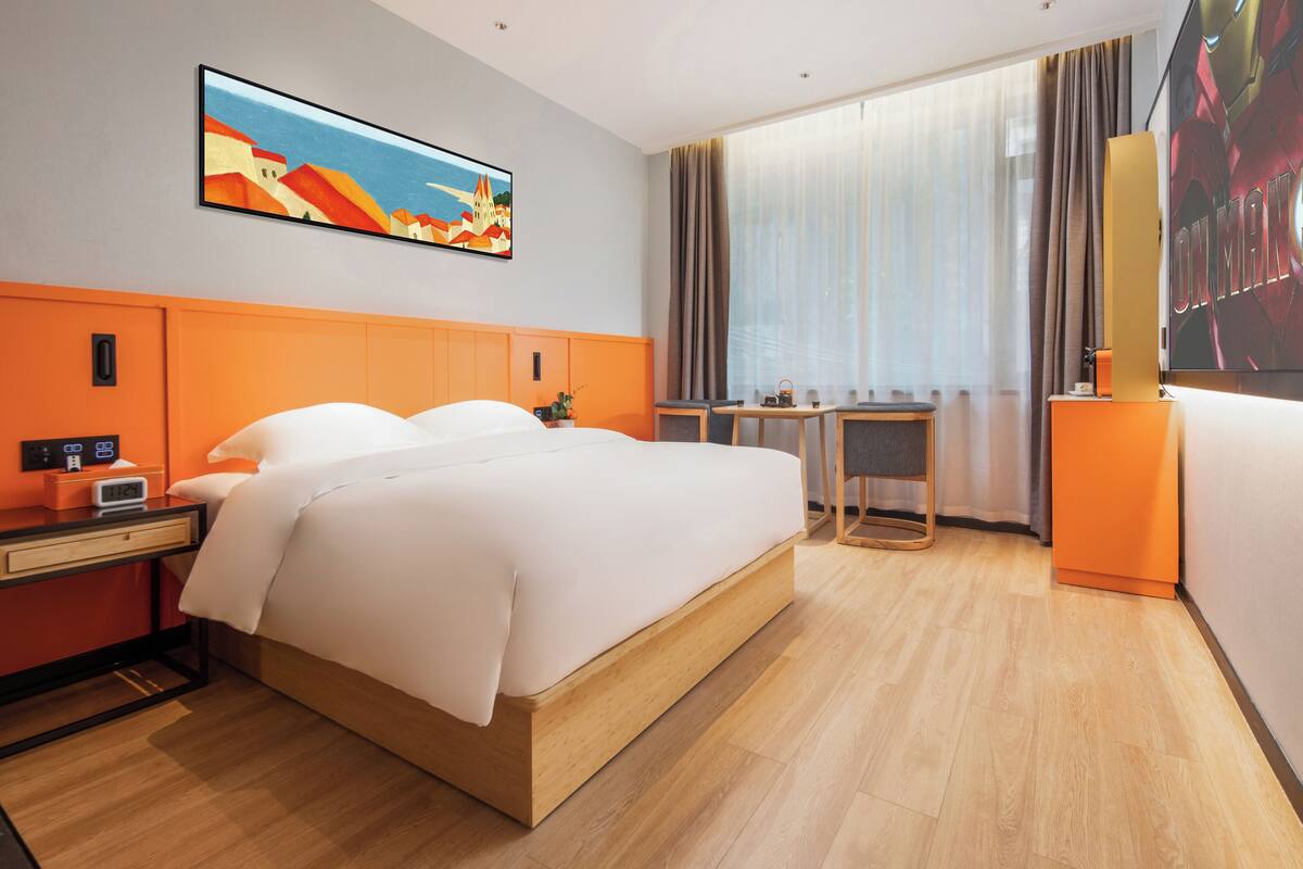 標準雙人房, 城市景 | 遮光窗簾/窗簾、熨斗/熨衫板、免費 Wi-Fi