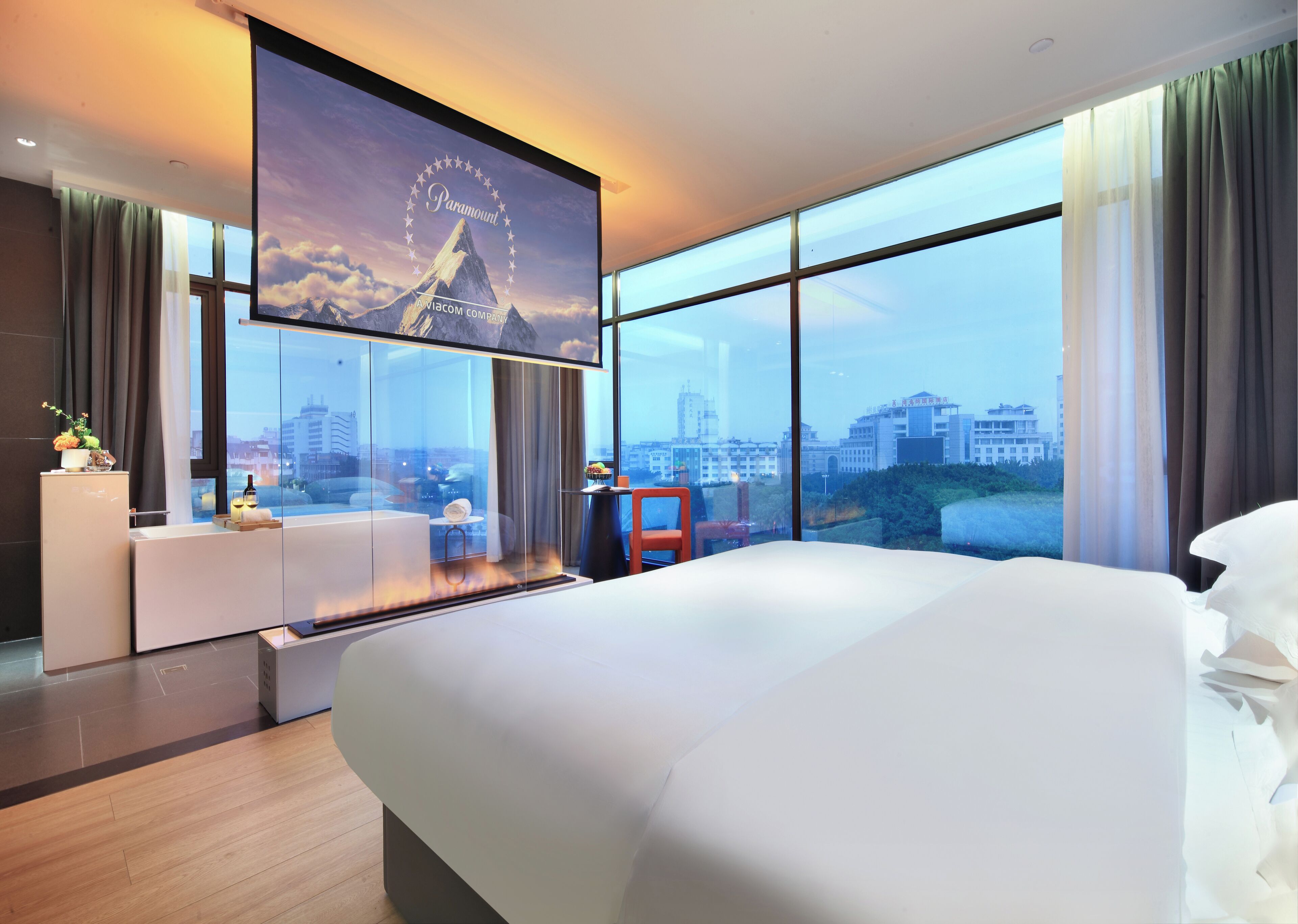 特色双人房, 河景 | 遮光窗帘、熨斗/熨板、免费 WiFi