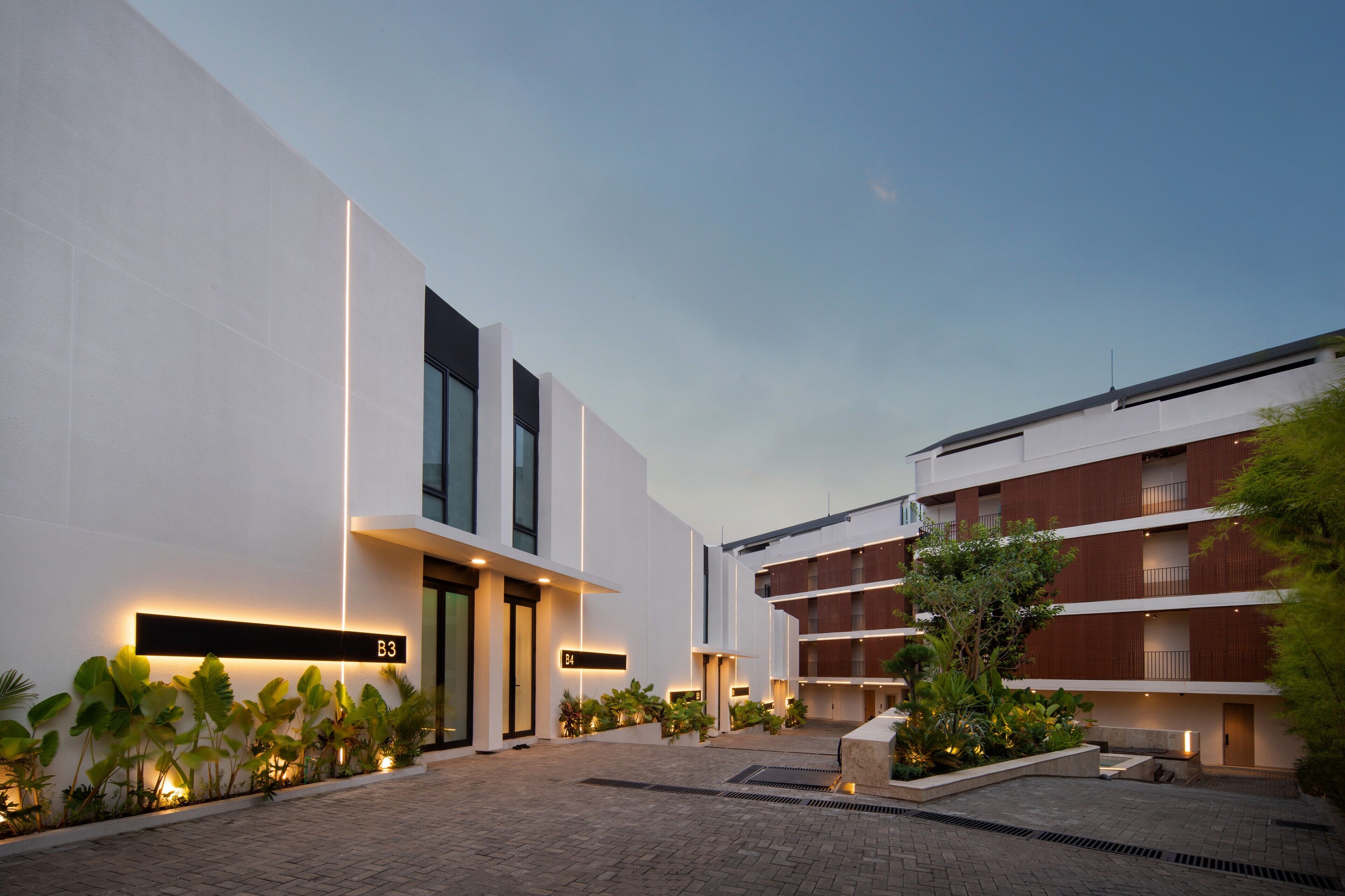 Fachada de la propiedad