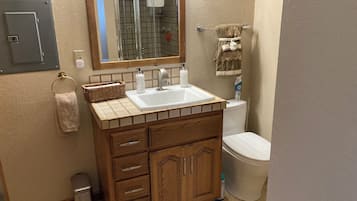 Towels, soap, toilet paper