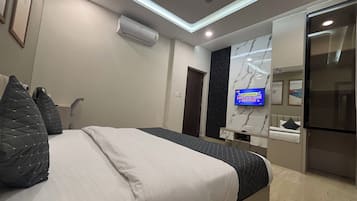 Deluxe-dobbeltværelse | Arbejdsområde til bærbare computere, gratis Wi-Fi