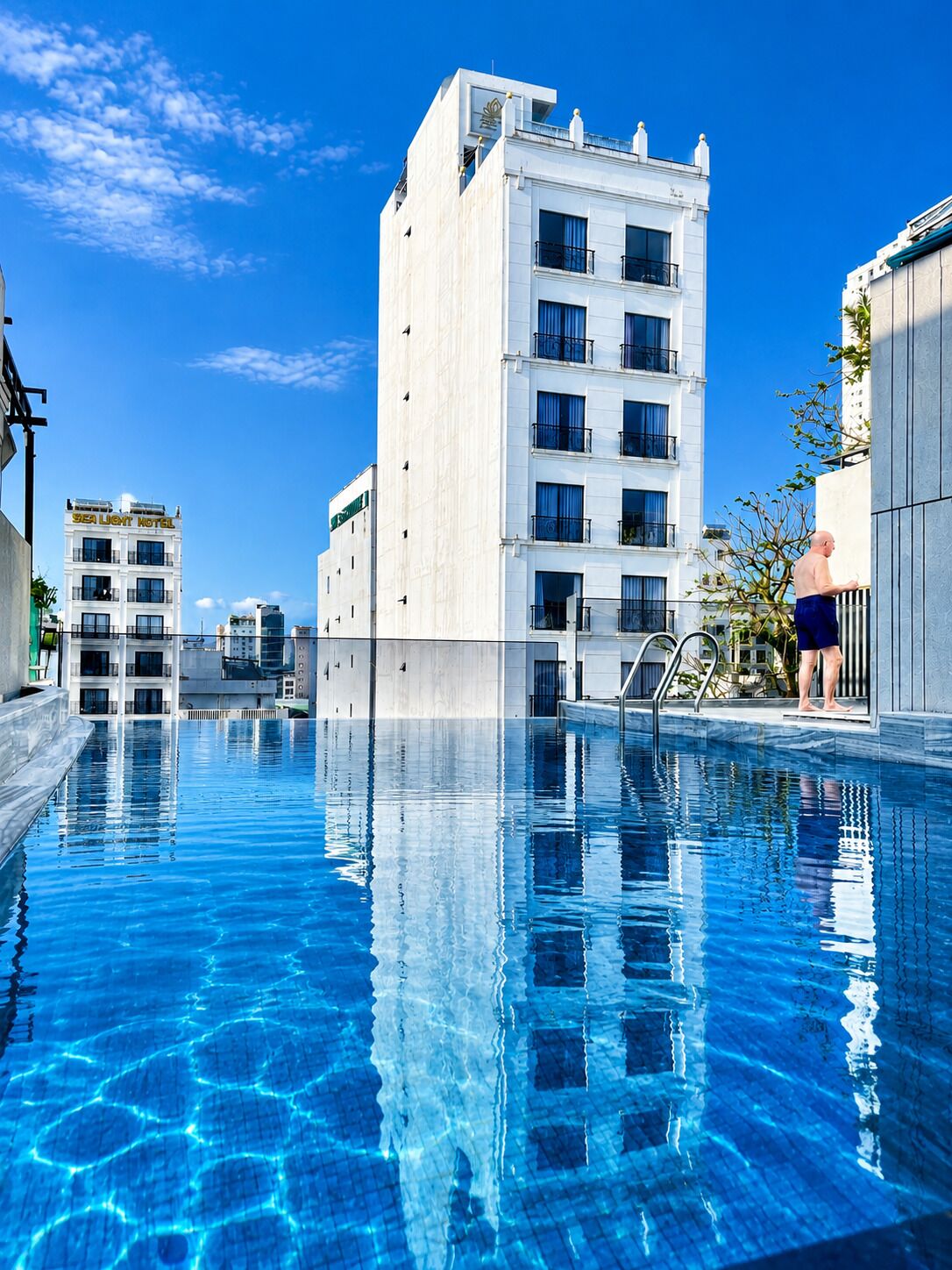 Rooftop pool
