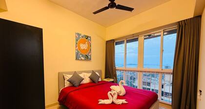 1BR Service Apart Parel 2503 Near TMH By Florastays
