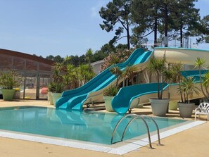 Pool - Bungalow between nature and ocean at Le Ferret, a 4* resort with aquatic areas (Lège-Cap-Ferret)