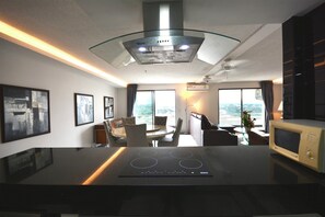 Departamento, 1 habitación, para fumadores, balcón | Sala de estar