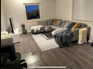 Living area - Charming 2-bedroom Apartment in Fjerdingby, Norway (Rælingen)