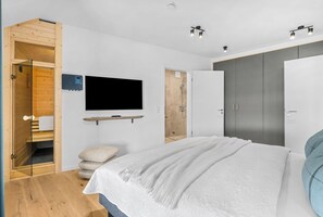 1 bedroom, WiFi (free), bed sheets - The View B17 Boje 17 - Sea view, Sauna, shared. Washing machine,parking space (Dagebüll)