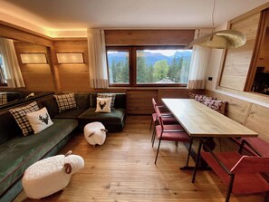 TV, offices - Charming ground floor flat with breathtaking views (Cortina d'Ampezzo)