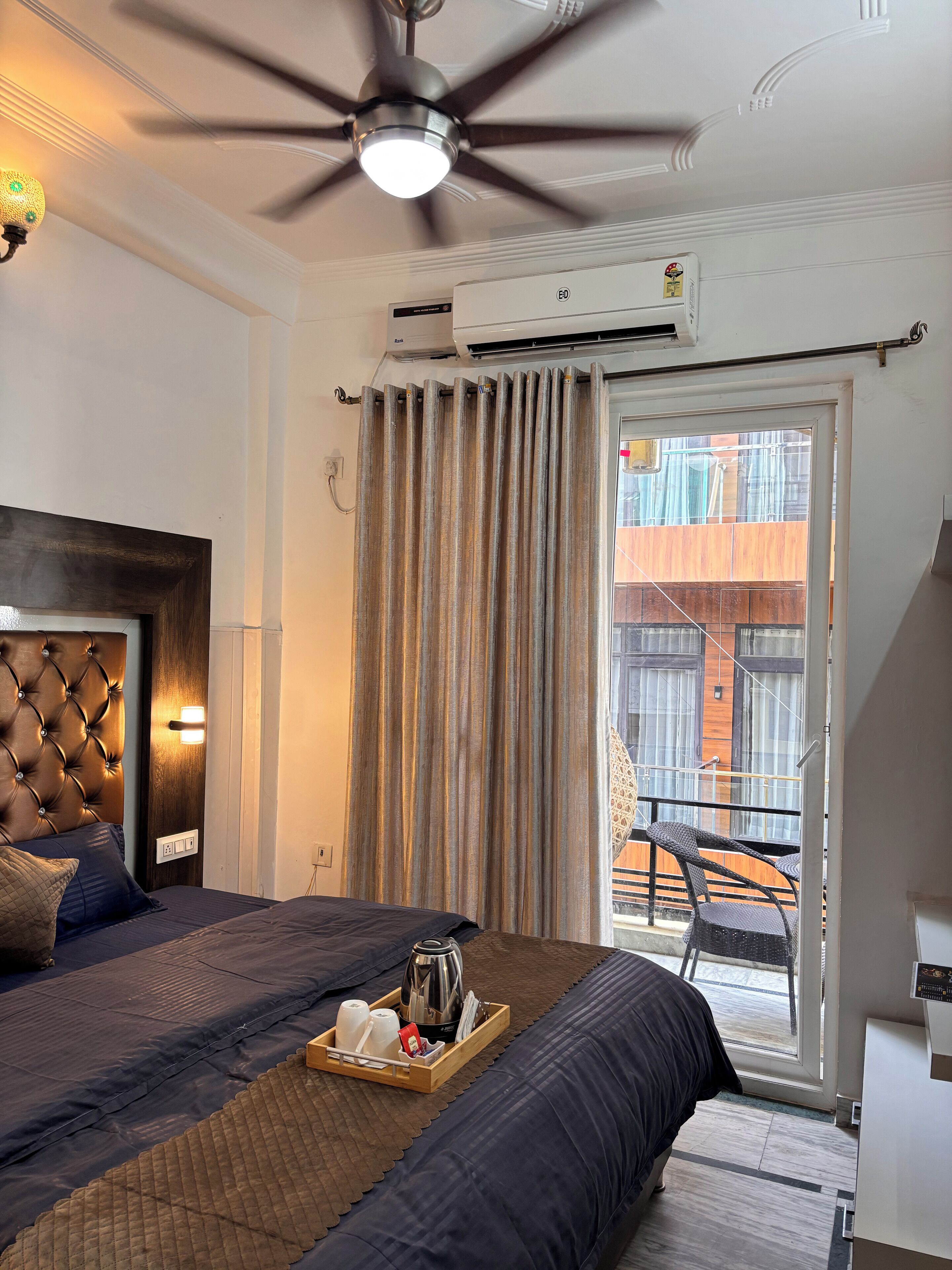 Deluxe Double Room, Balcony, Mountain View | Desk, laptop workspace, free WiFi