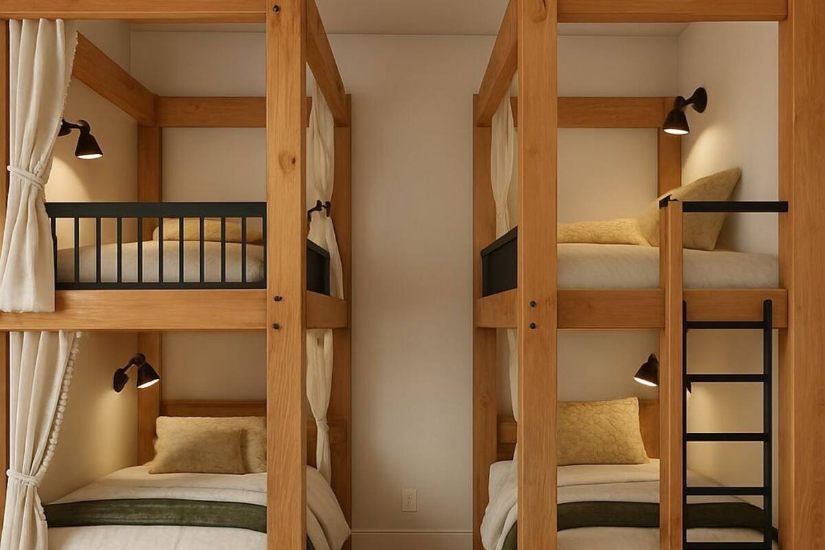 Basic Shared Dormitory | Desk, laptop workspace, WiFi (free)