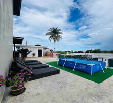 Una piscina techada