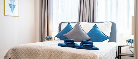 1 soveværelse, strygejern/strygebræt, Wi-Fi, sengetøj