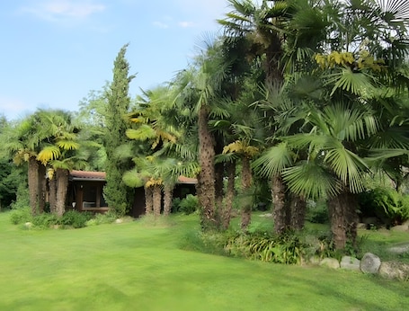 施設の敷地. Casa Paradiso in Porto Valtravaglia
