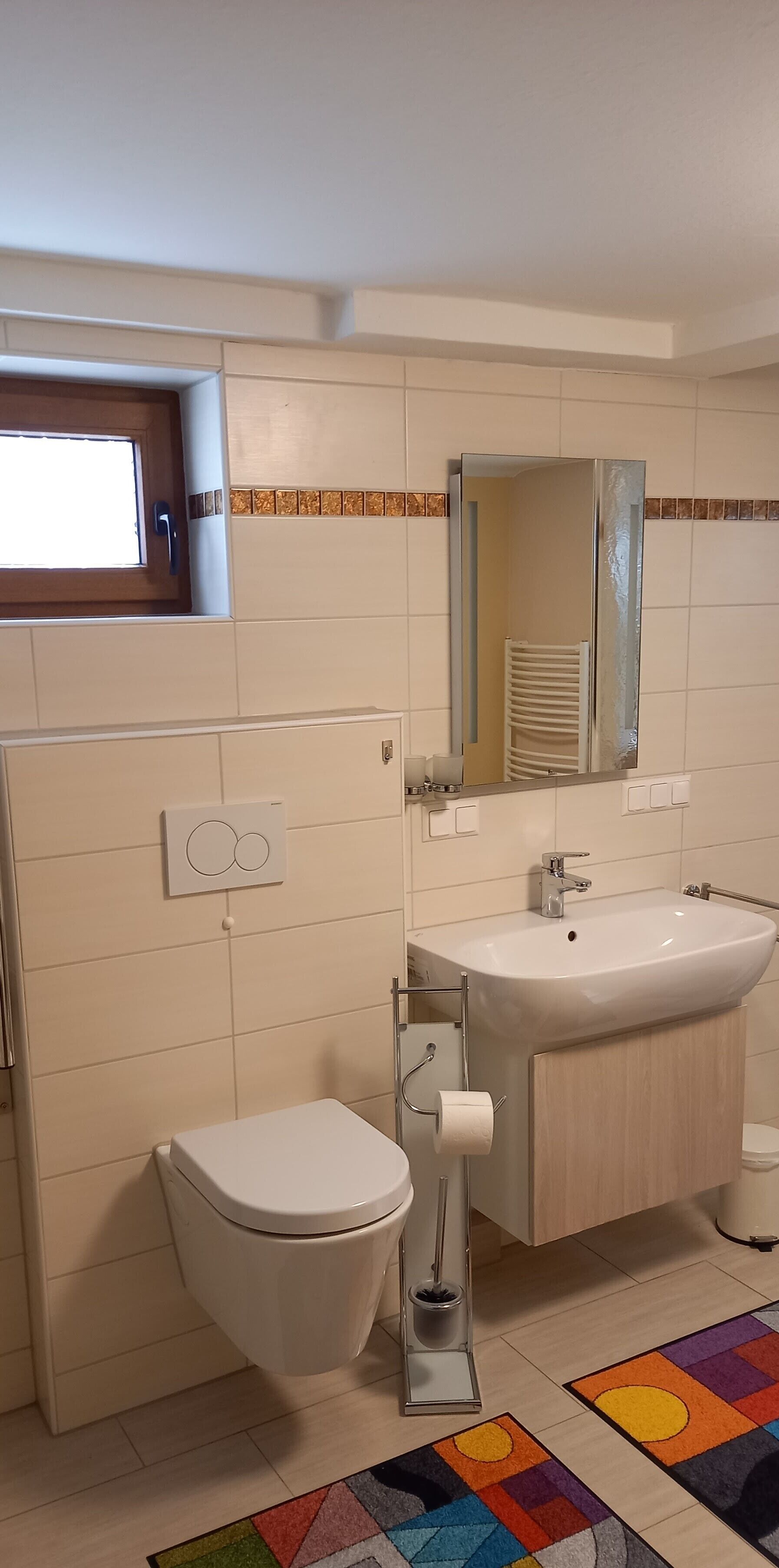 Dusche, Haartrockner, Toilettenpapier