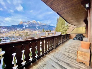 Terrace/patio - Luxury flat with views - few steps from centre (Cortina d'Ampezzo)