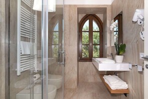 Shower, hair dryer - Borgo di Drugolo Apartment n.5 (Drugolo)
