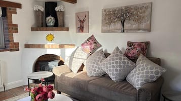 Ferienhaus, 2Â Schlafzimmer, Haustiere gestattet | Wohnbereich