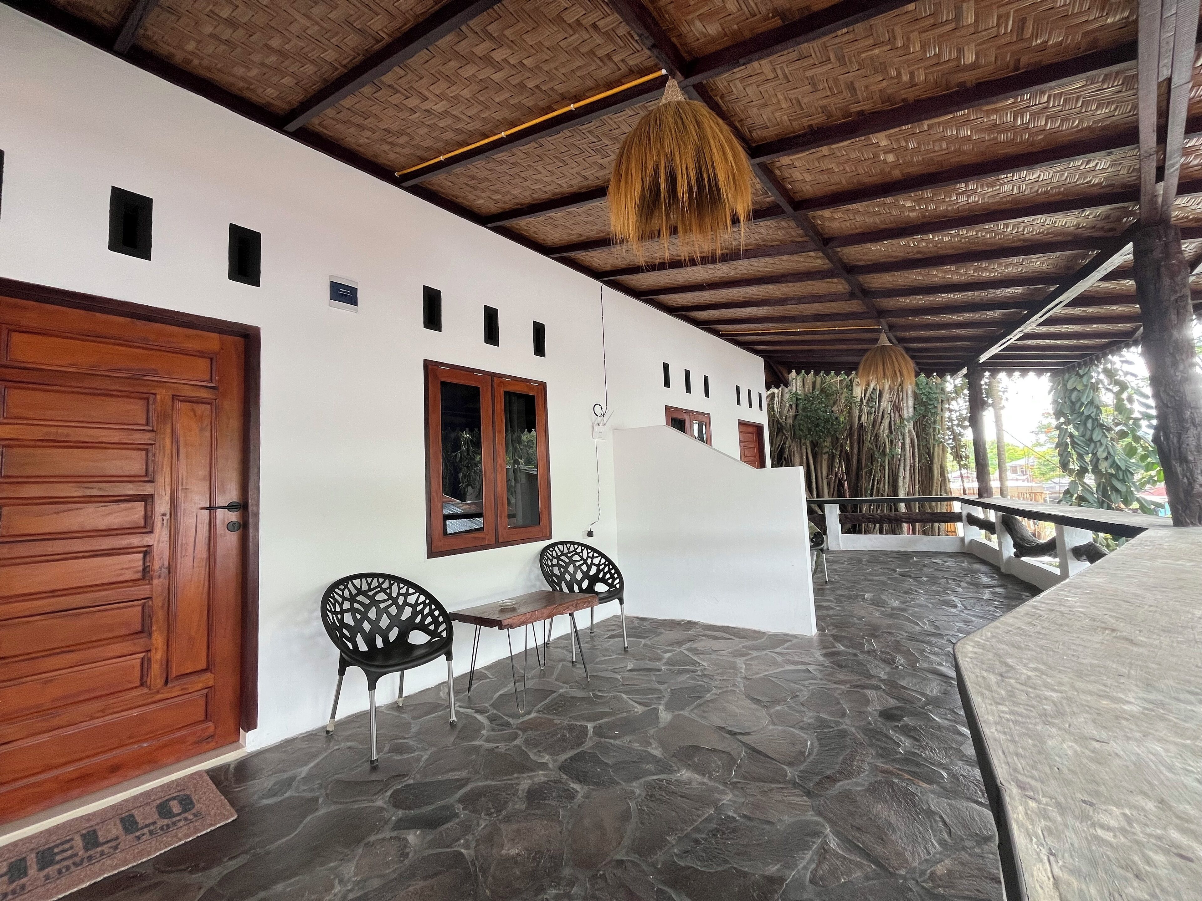 Fachada de la propiedad