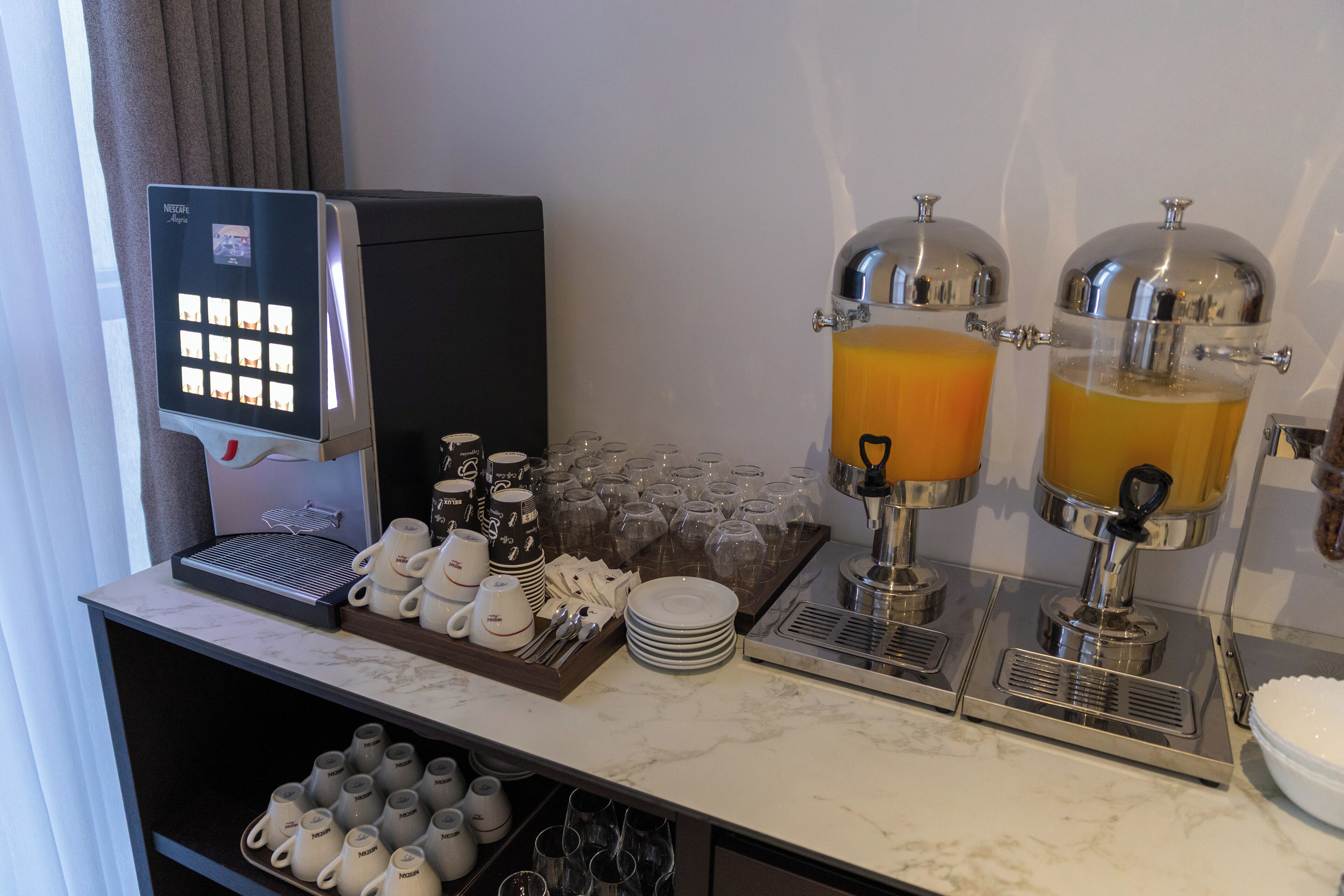 Frokostbuffé er inkludert hver dag