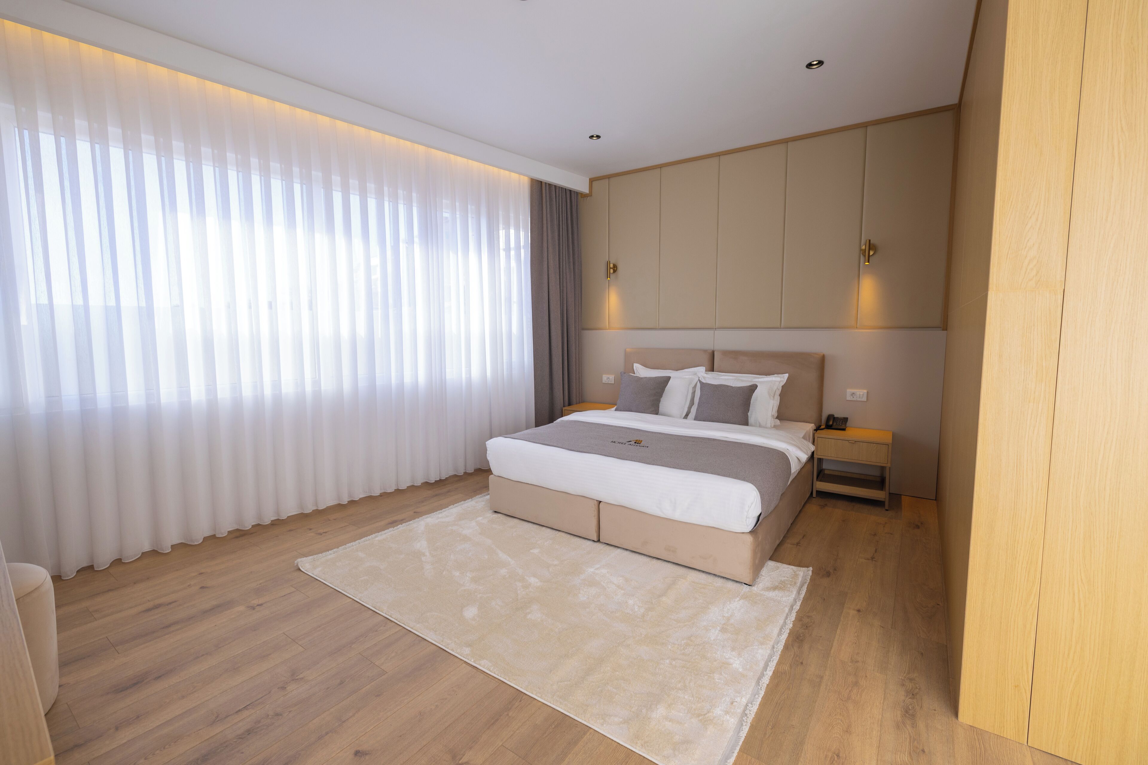 Suite, balcon, vue parc