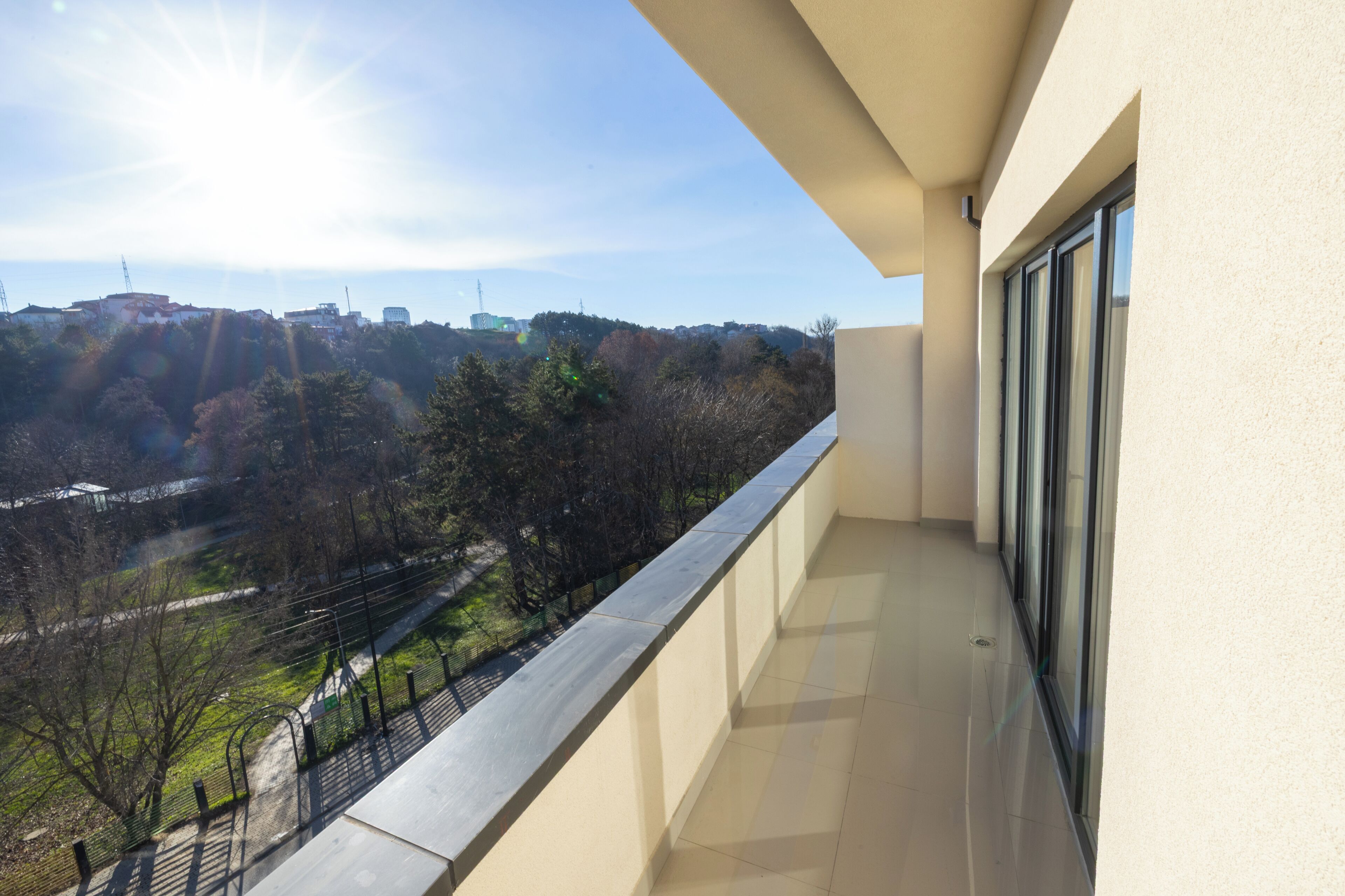 Junior suite, balkon, uitzicht op tuin | Terras