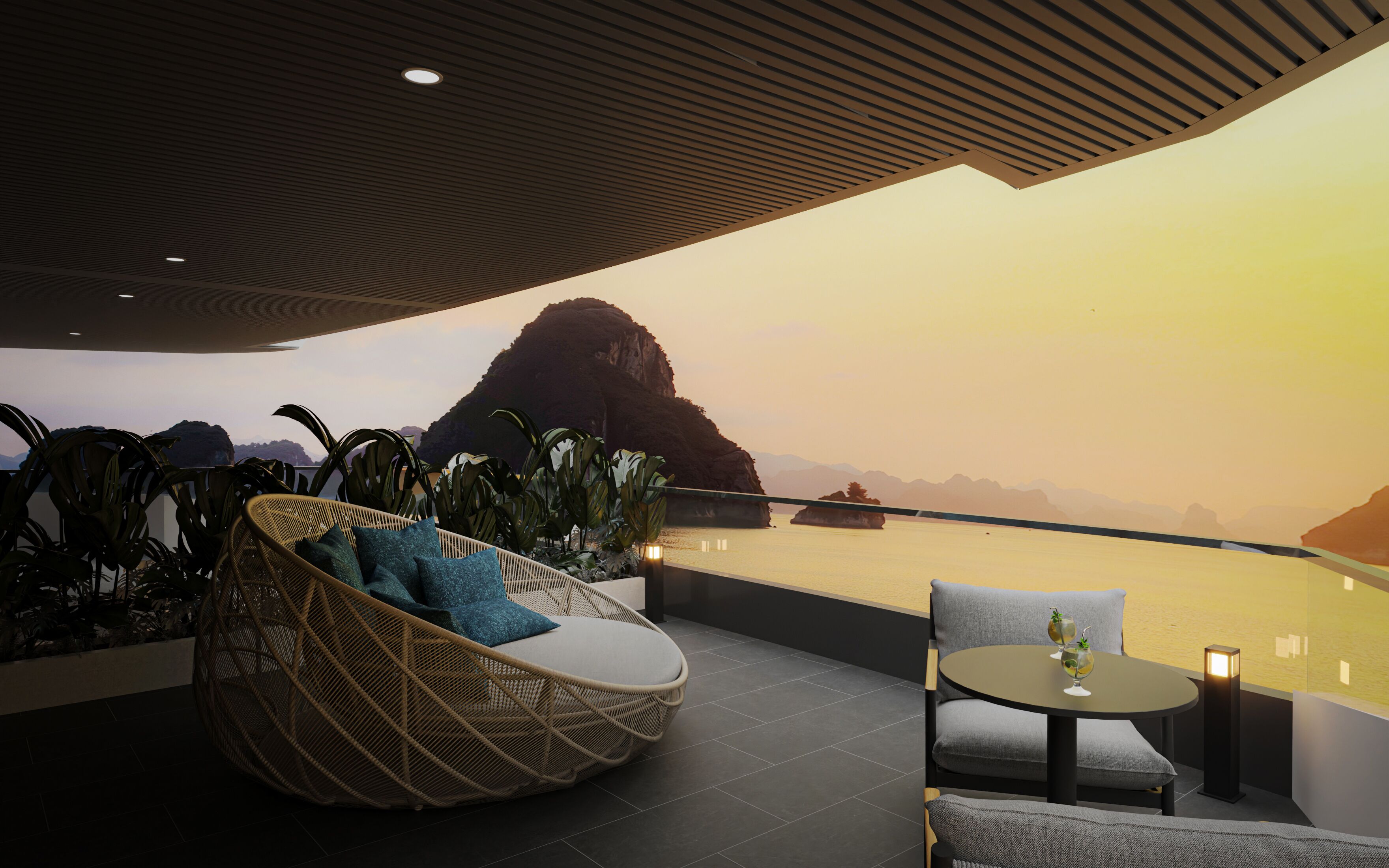 Quarto casal executivo, terraço (Suite, Extra-Large Double Bed) | Vista da sacada