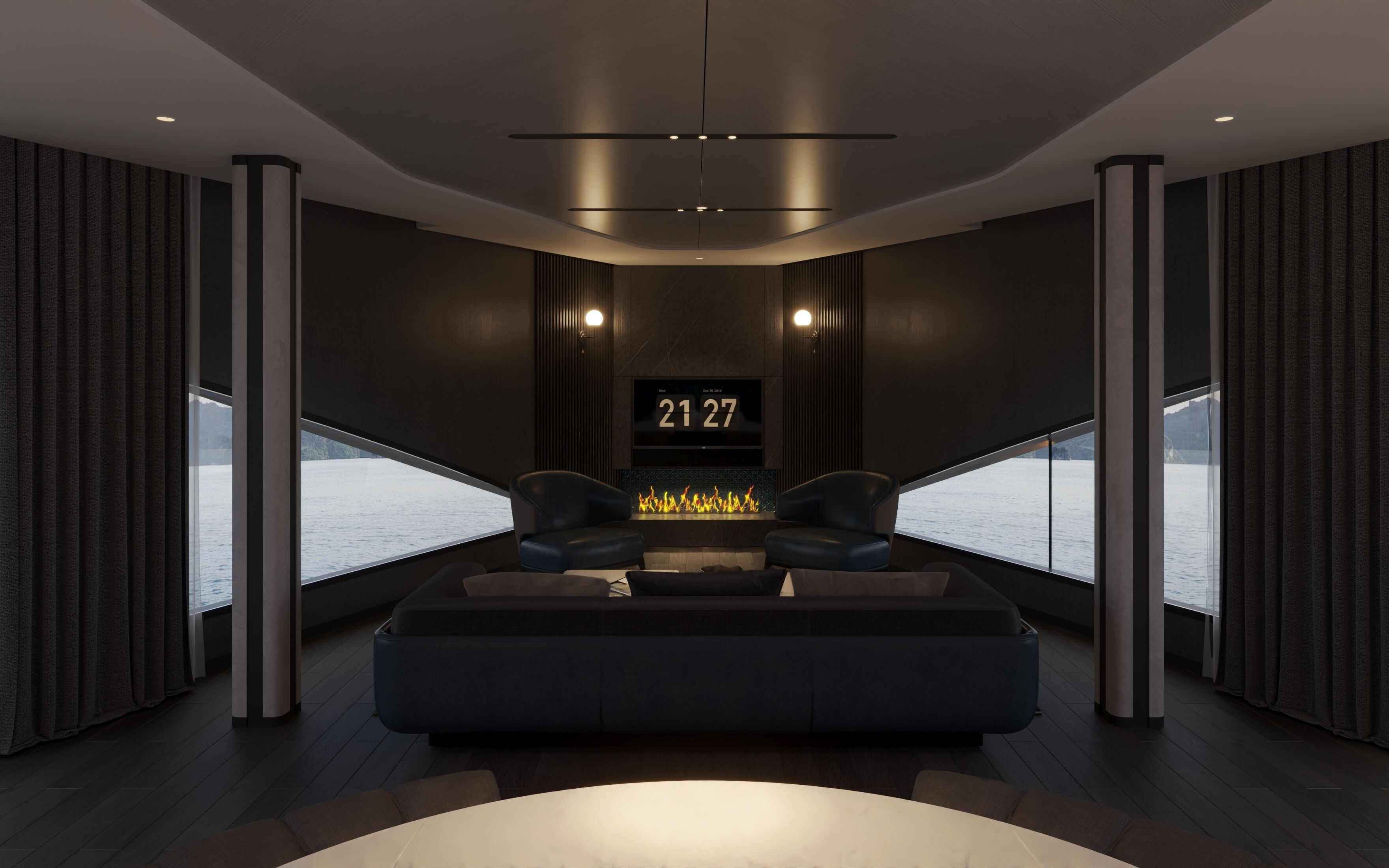 VIP Suite with Ocean View (1 Extra-Large Double Bed) | In-room safe, laptop workspace, blackout drapes, soundproofing