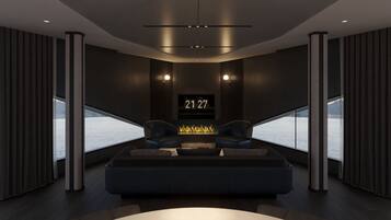 VIP Suite with Ocean View (1 Extra-Large Double Bed) | In-room safe, laptop workspace, blackout drapes, soundproofing